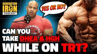 Can You Take DHEA And HGH While On TRT? | Victor Martinez Reacts