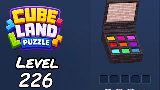 Cube Land Puzzle Level 226 Walkthrough