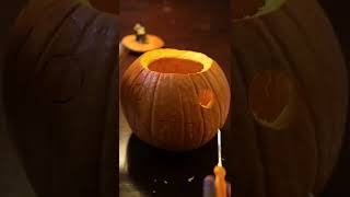 My First Time Ever Carving a Pumpkin