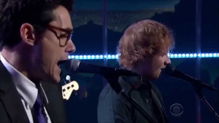 Ed Sheeran / John Mayer - Don't [Late Late Show 20...