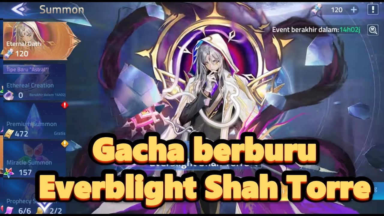 Gacha berburu hero Everblight Shah Torre - hero legend - Mobile legends adventure