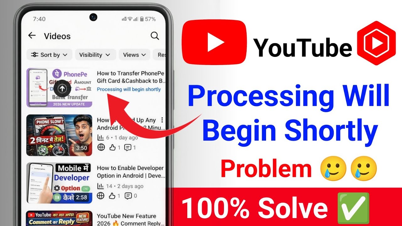 youtube processing will begin shortly youtube | youtube video processing will begin shortly Problem 