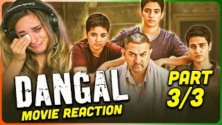 DANGAL Movie Reaction w/Kristen Part (3/3)! | Aamir Khan | Fatima Sana Shaikh | Sanya Malhotra