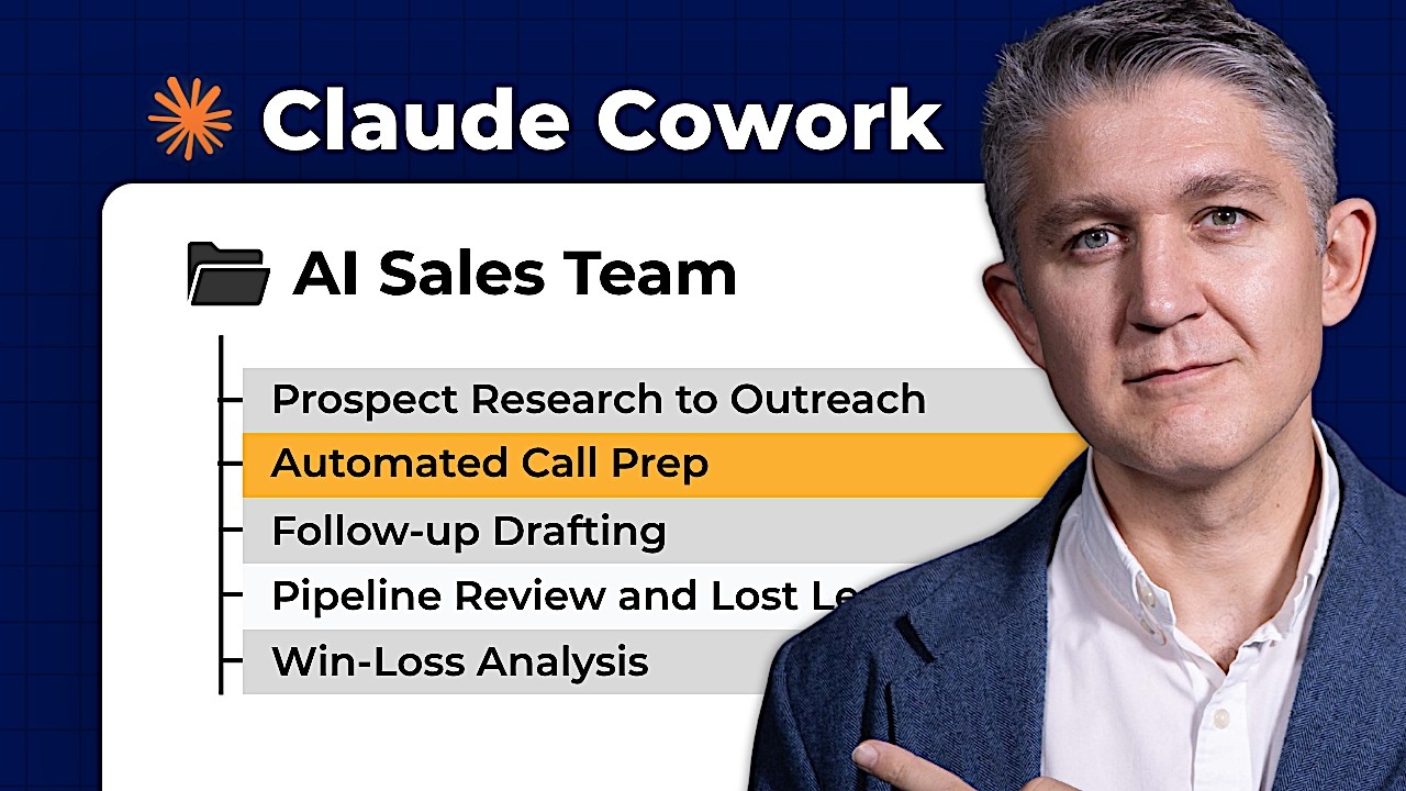I Set Up Claude Cowork to Run Sales for my Business. Here's what happened