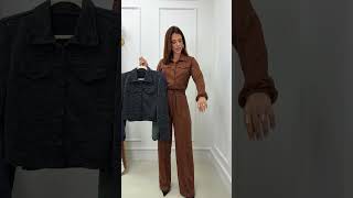Vídeo do produto Conjunto Lanzinha Botões e Calça Ampla Marrom