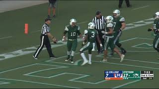 Stetson Football vs Louisiana College - Highlights
