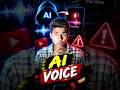 AI voice clone scam: Kya aapki awaaz surakshit hai? 🤔 #scamalert #techsafety