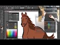 How to draw a horse with Wacom Intuos5 (Part 1)
