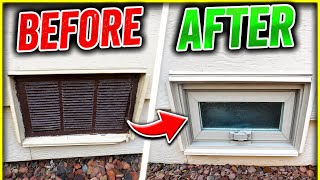 How to easily replace foundation/crawlspace vents