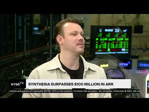 Victor Riparbelli, Co Founder + CEO at Synthesia Joins NYSE TV Live Episode cover