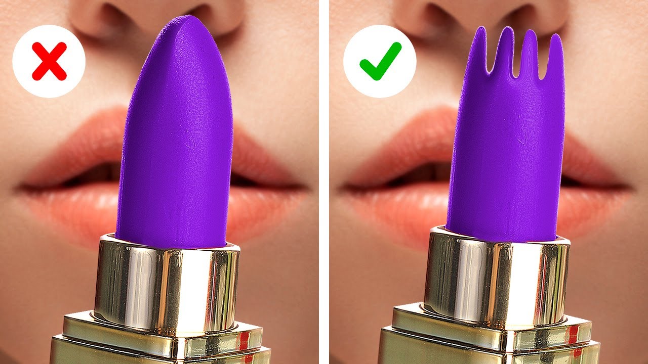 Brilliant Lipstick Hacks || Smart Beauty Tips For Everyone