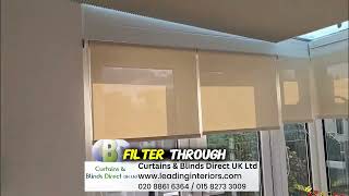 Conservatory Blinds UK | Pleated &amp; Sheer Roller Blinds by Curtains and Blinds Direct UK Limited