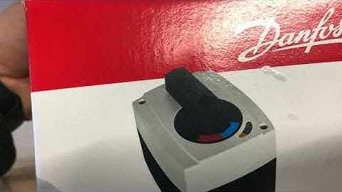 3 ходовой клапан Danfos, как перевести в ручной режим, как разблокировать, как использовать вручну