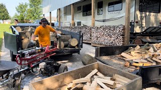 Cool Morning= Let’s Split Some Ash! #firewood