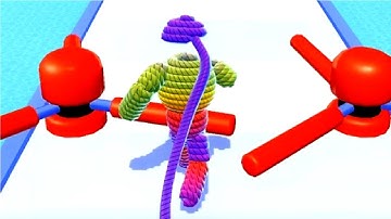 Rope-Man Run gameplay android, ios level 532 | Best Android Games