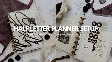 Half Letter Planner Setup | Switching Back To The Discbound Planning System!