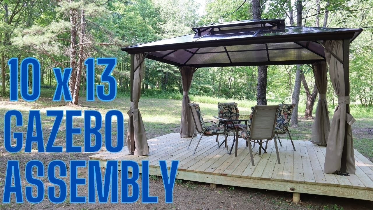 Assemble A Yoleny 10x13 Gazebo