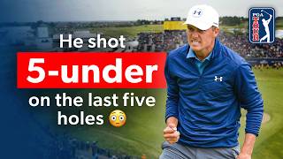The best five-hole stretch of Jordan Spieth's career | The 2017 Open at Royal Birkdale