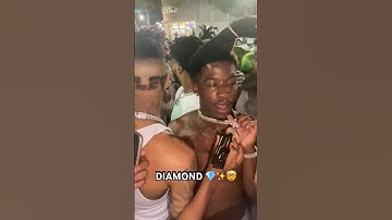 ARE NLE CHOPPA & HOTBOII DIAMONDS FAKE??? 💎😱… TESTING RAPPERS IN MIAMI 😂 #shorts #miami #BBF