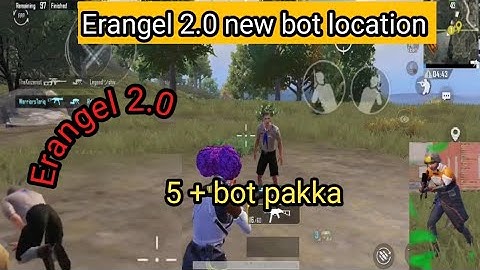 Erangel 2.0 New bot location || New bot location in Erangel || bgmi update 2.0 bot location 5+ bot