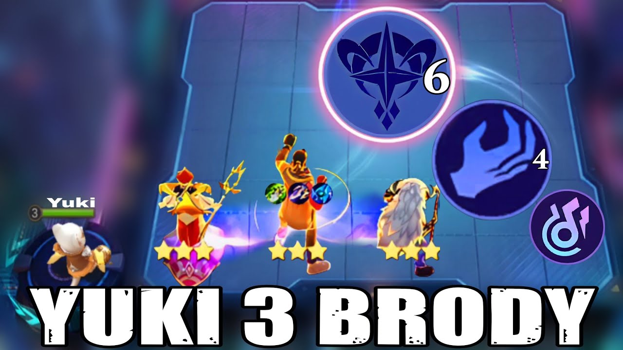 YUKI SKILL 3 BRODY 🔥 MAGIC CHESS BEST SYNERGY 2024