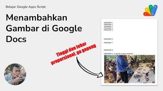041 - Menambahkan/Memasukkan Gambar di Google Drive ke Google Docs dengan Google Apps Script