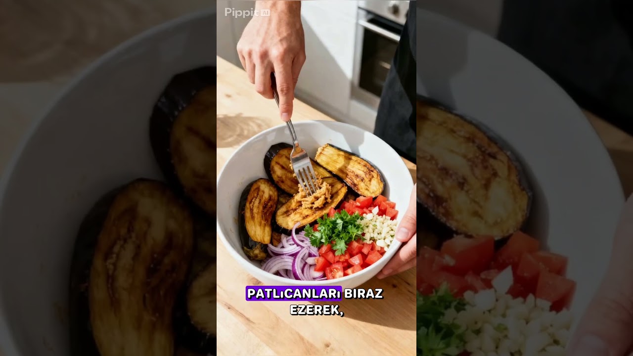 Patlıcan Salatası #pratiktarifler #yemektarifleri #tarif #food #recipe #patlıcan #patlıcanlıtarifler