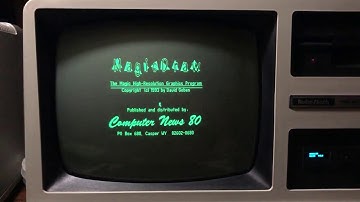 Using a mouse on a TRS-80 Model 4 GA with Magic Draw
