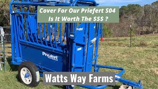 Priefert S04 Cattle Squeeze Chute Cover | Protect Your Investment