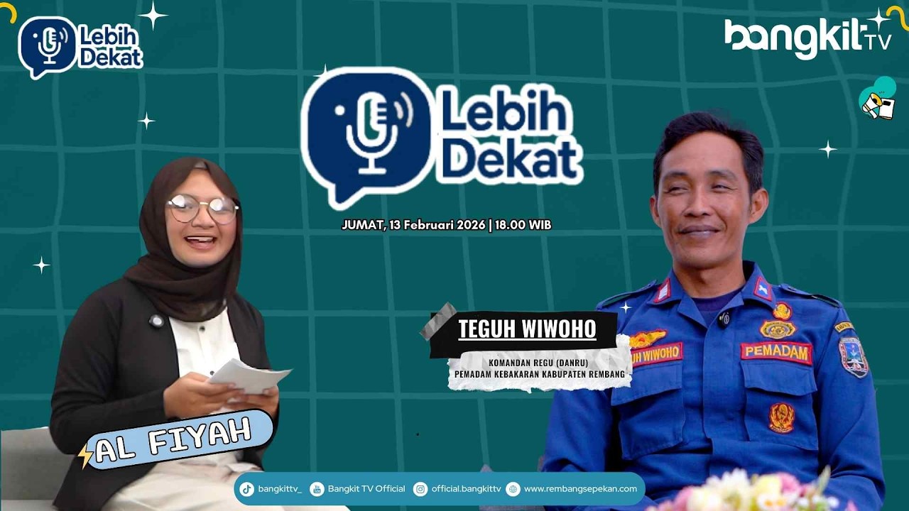 LEBIH DEKAT - BERSAMA TEGUH WIWOHOKOMANDAN REGU (DANRU) PEMADAM KEBAKARAN KABUPATEN REMBANG