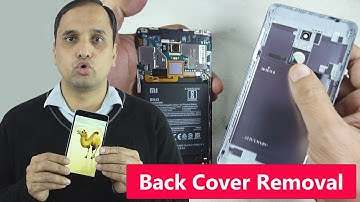 How to Remove Back Cover of Xiaomi redmi Note 4