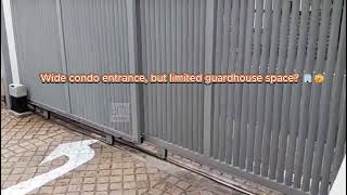 Space-Saving Condo Security Gate | Telescopic Double Sliding Gate Singapore (MCST Solutions) 🇸🇬