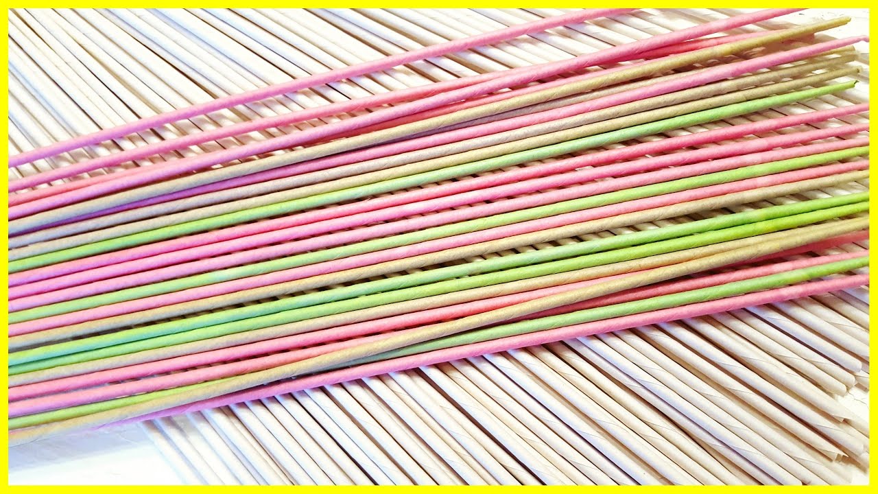окрашенные газетные трубочки. колер для бумажной лозы. трубочки из бумаги покраска. покрасить трубочки. трубочки для плетения.