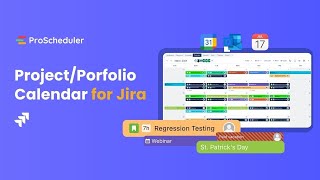 Project,Portfolio Calendar for Jira | TeamBoard ProScheduler's New Feature