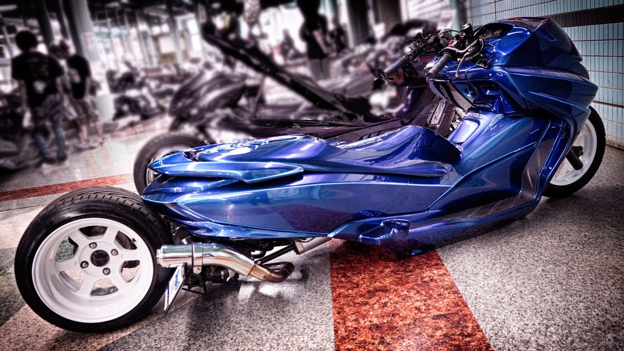 YAMAHA MAJESTY Custom Big Scooter by LOTAUS