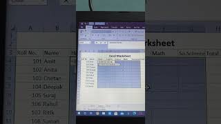 Excel mein Marksheet banana seekhein sirf 2 minute mein! 📊🔥"#ExcelTips#Viral#TeachWithMonika#Learn