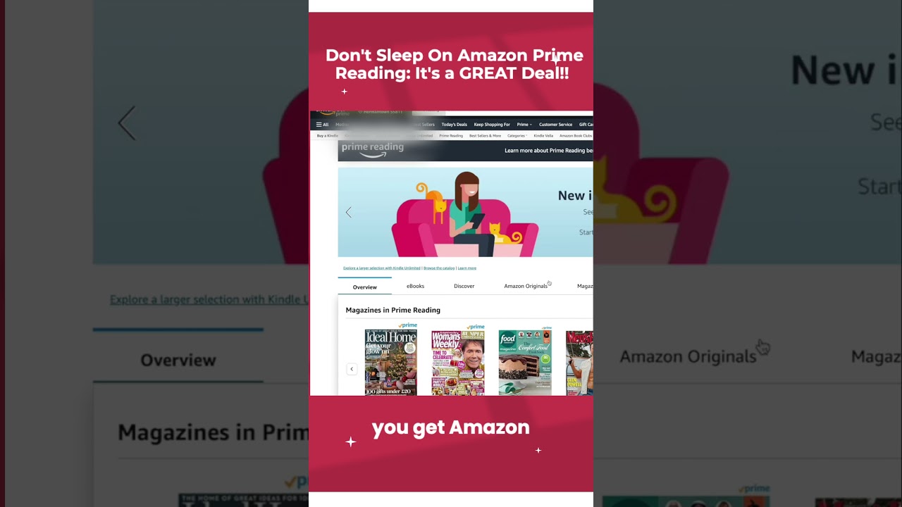 Don't Sleep on Amazon Prime Reading! It's a GREAT Deal!