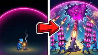 The fireworks incremental game where you use booms to destroy a magical prison dome screenshot 2
