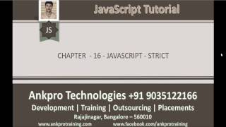 JavaScript for beginners - Chapter 17 - Use strict