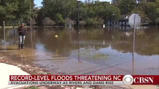 Historic floods threaten North Carolina