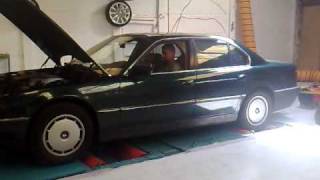 Cession Dyno Cartronics La Bassee 13-06-09 Bmw 740 I 285 Hp