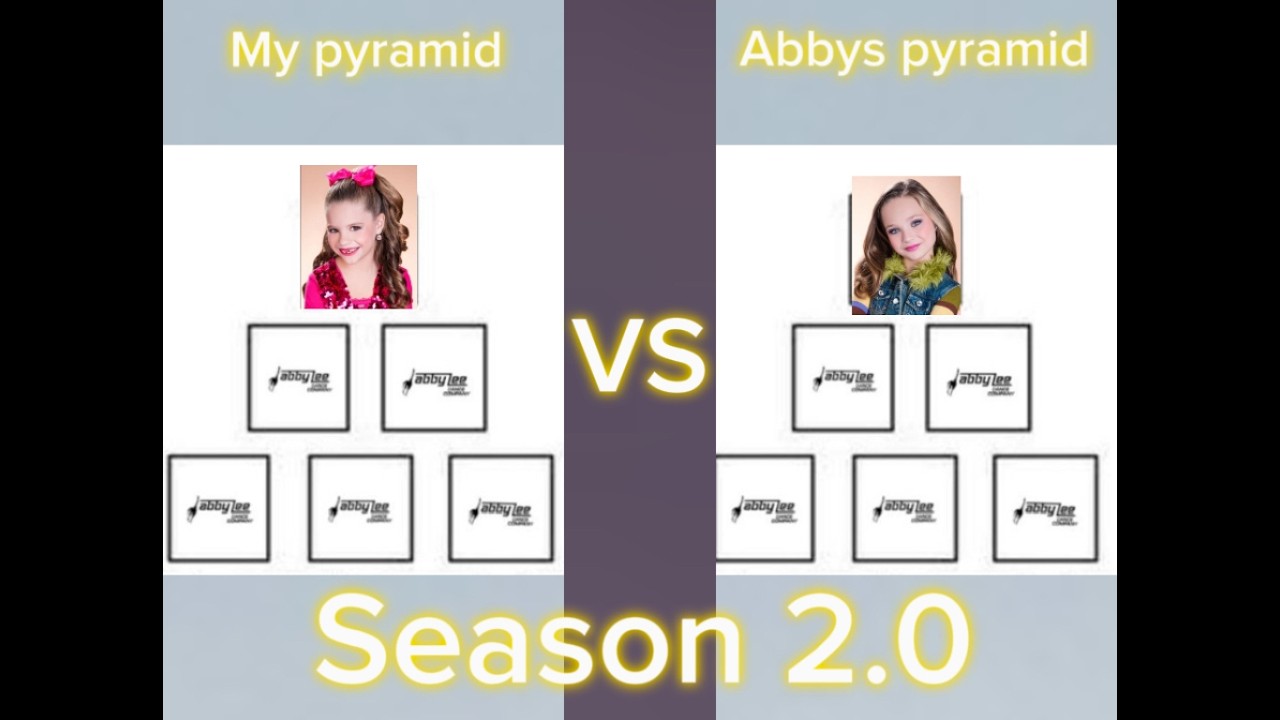 My pyramid vs Abby’s season 2.0
