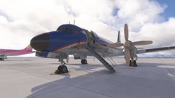First flight in the Inibuilds NAMC YS-11 from Kobe to Tokyo in Flight Simulator 2024