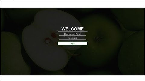 Cara Membuat TRANSPARENT LOGIN Sederhana Dengan HTML & CSS