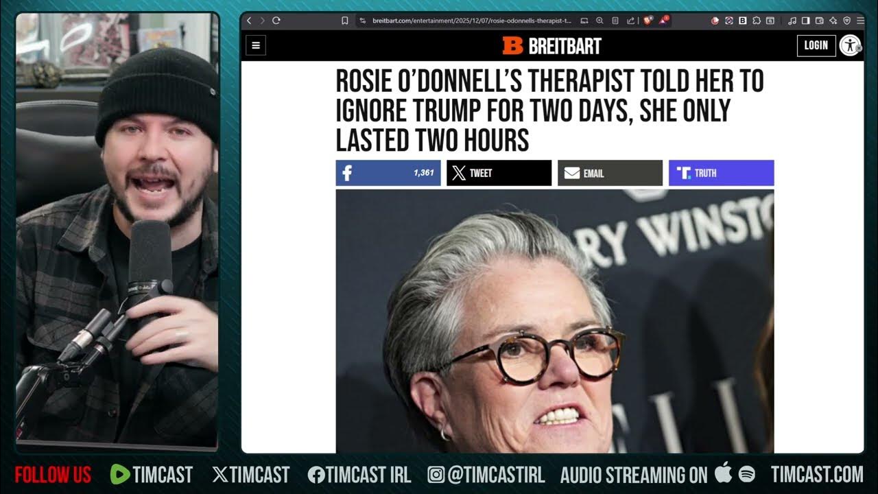Rosie O’Donnell LOSES It Over Trump "VERBAL RAPE" In Unhinged Episode | Tim Pool