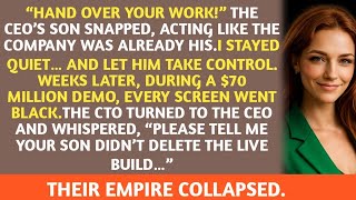 CEO's Son Deleted Live Build - My Revenge Was Calculated| #OfficeJustice