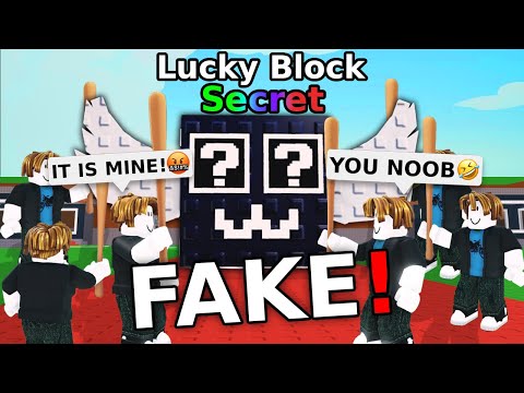 Trolling as a Fake Secret Lucky Block 🤣 Steal a Brainrot