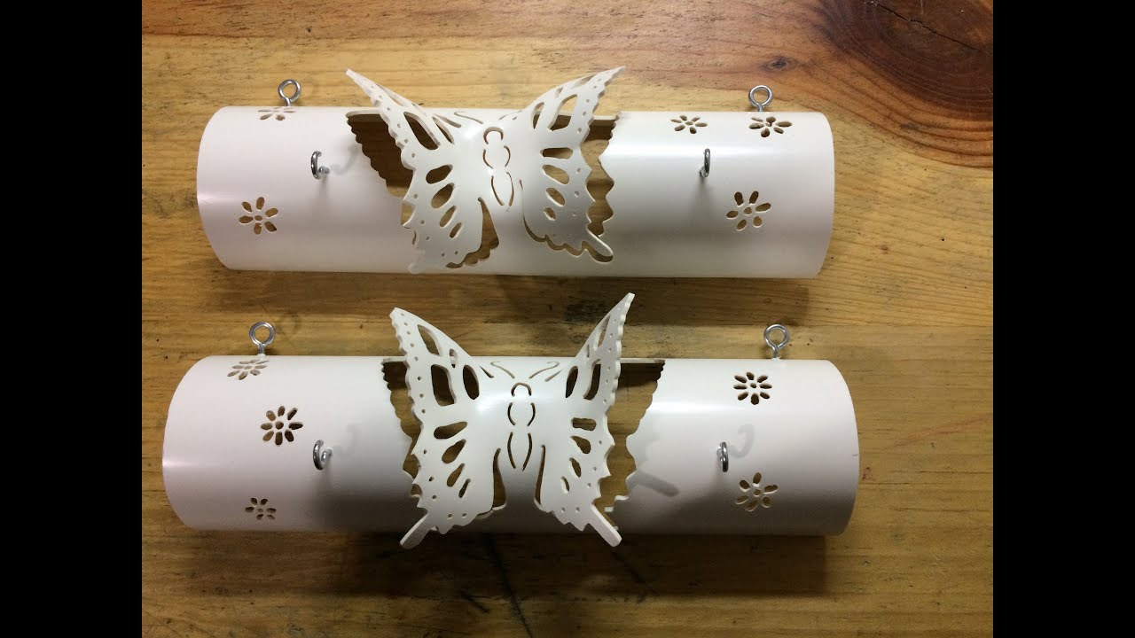 Cómo hacer un porta llaves de PVC en 3D  / How to make a 3D PVC key holder