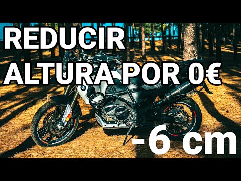 🔥Como BAJAR altura de la moto BMW F800 GS POR 20 €⚡🔥