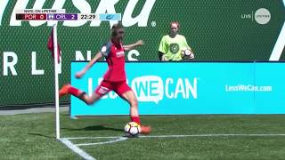 GOAL: Christine Sinclair's header goal